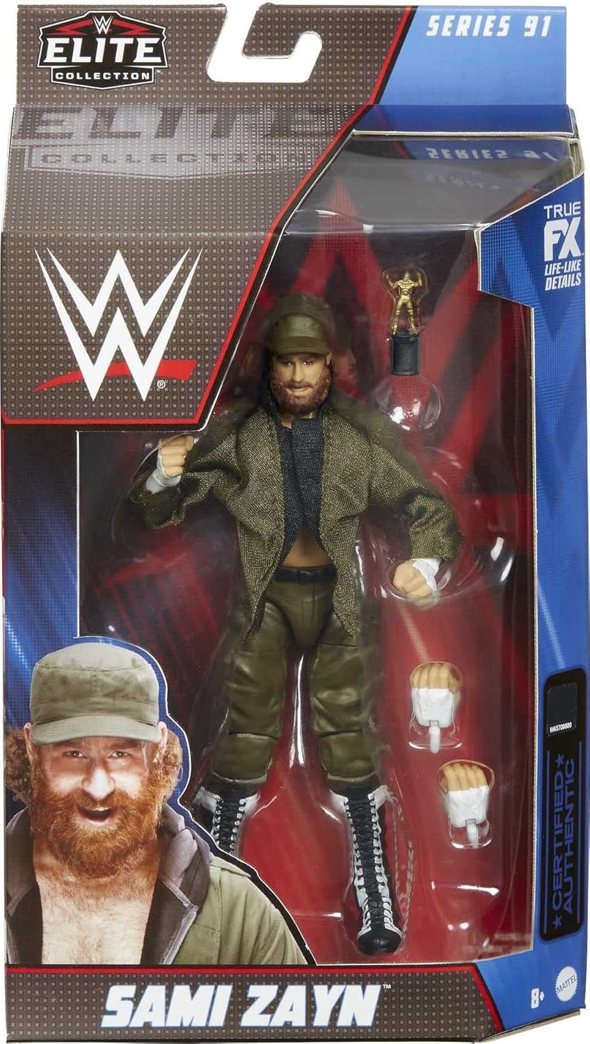 WWE Sami Zayn Elite Collection Action Figure