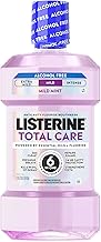 Listerine Total Care Alcohol-Free Mild Mouthwash, 6 Benefit Oral Rinse to Help Kill 99.9% of Germs That Cause Bad Breath, Strengthen Enamel, Mild Mint Flavor, 1 L