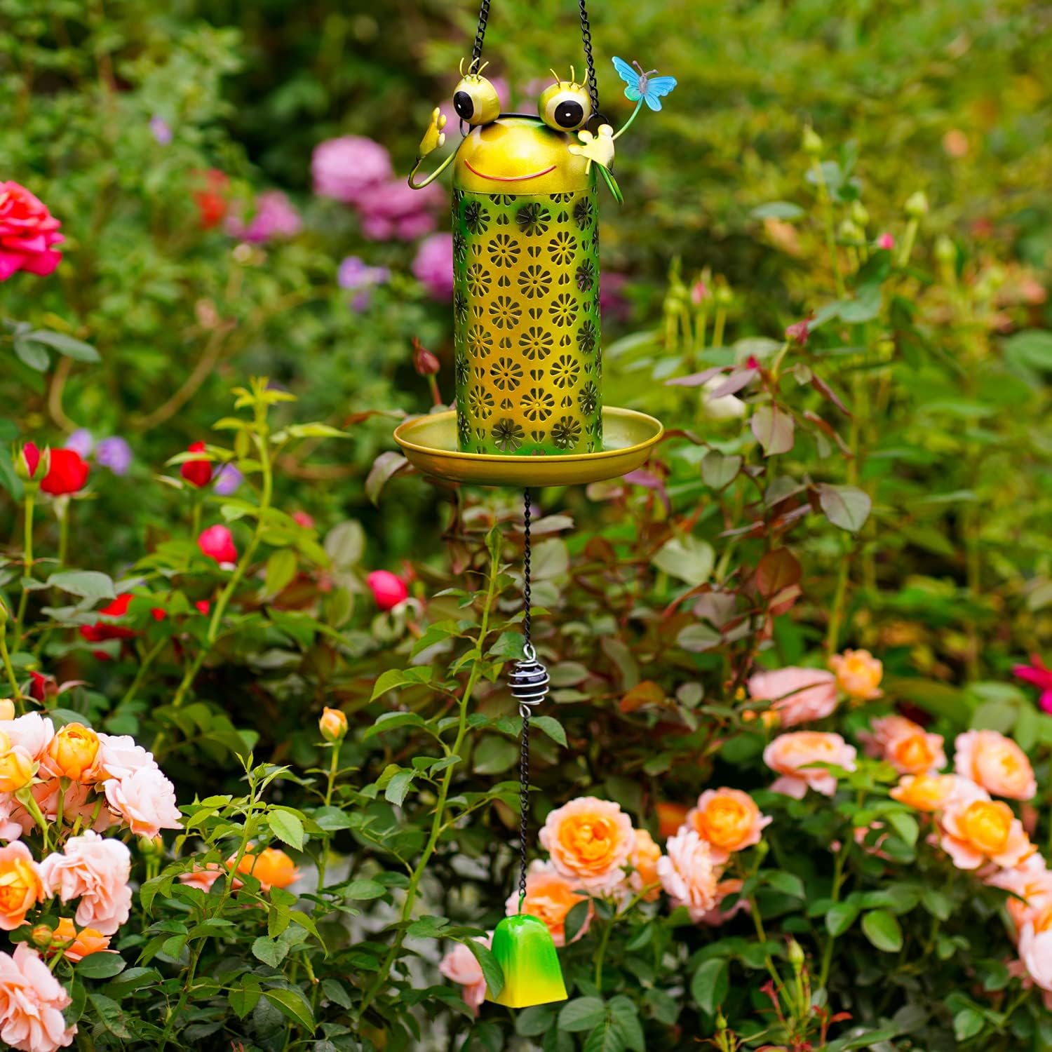 Buy Solar Wild Bird Feeder for Outside Hanging Gifts for Bird Lovers