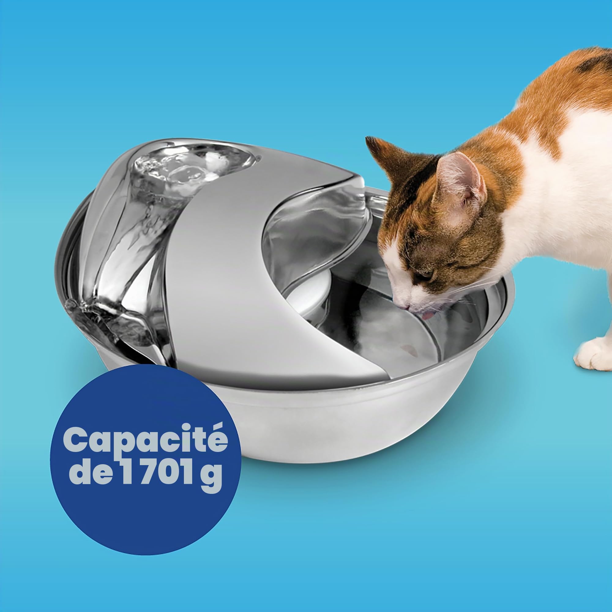 Trinkbrunnen - Rain Drop / 74198 - Fontaine en acier inoxydable