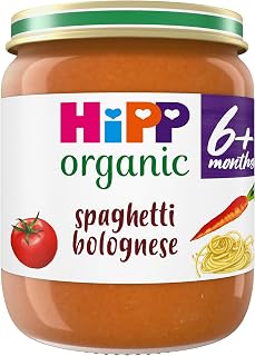 Organic Spaghetti Bolognese Baby Food Jar 6+ Months 125g (Pack of 6)