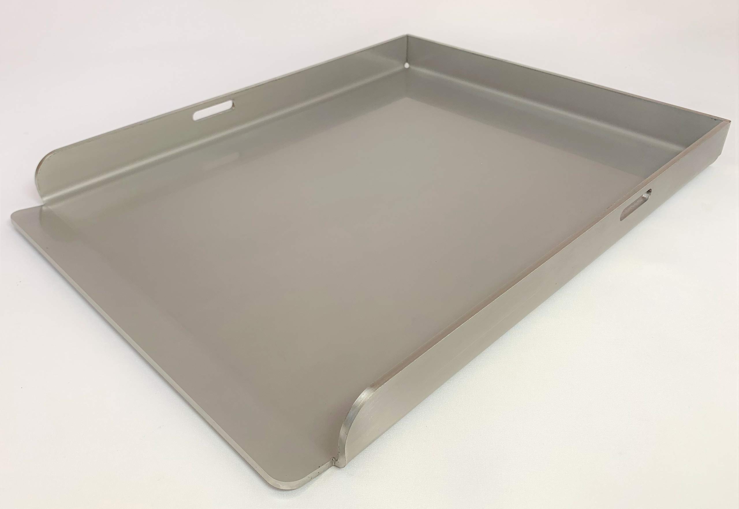 EWH Płyta grillowa premium Plancha ze stali nierdzewnej 4 mm 1.4301 rozmiar: Thüros T4 39 x 30 cm z opcjonalnymi podnośnikami płyt (niemiecka produkcja)