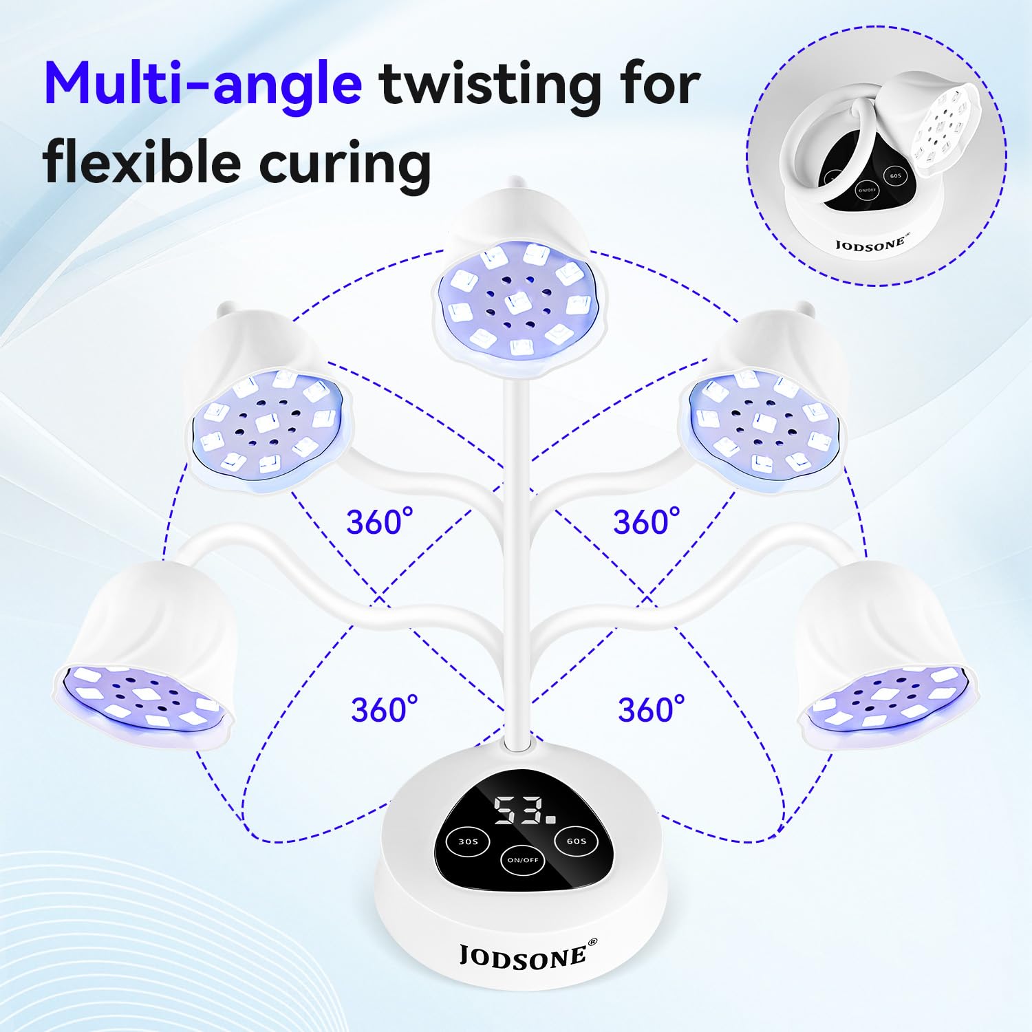 Get Salon-Quality Nails Anywhere: Review of the JODSONE Mini Cordless UV LED Nail Lamp