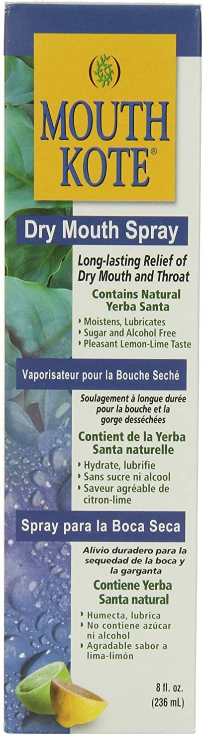 Mouthkote Alcohol Free Spray, Regular, 8oz per Bottle (5 Pack)