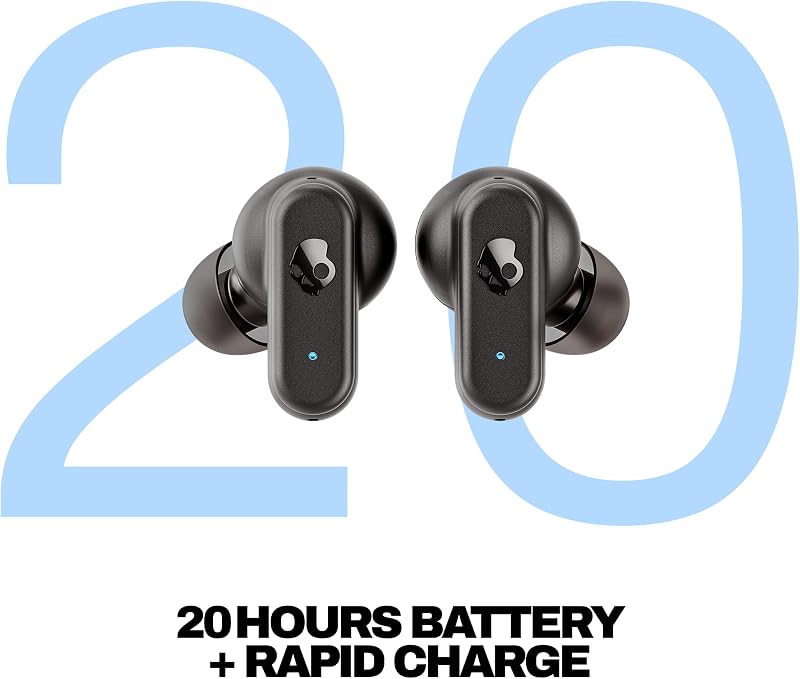 Skullcandy Dime 3 Wireless In-Ear Bluetooth Earbuds - True Black image 2