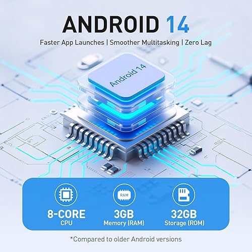 Miniatura 4 de AGPTEK Reproductor MP3 de 160 GB con Bluetooth y WiFi, T08X 4 pulgadas Android 14 MP4 reproductor de música con Spotify, audible, App Store, hasta 1