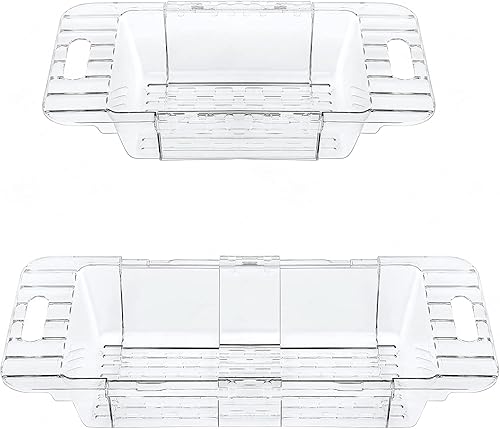 Miniatura 1 de Colador sobre el fregadero colador plegable de plástico extensible para fregadero colador ajustable cesta de lavado en la cocina para lavar frutas