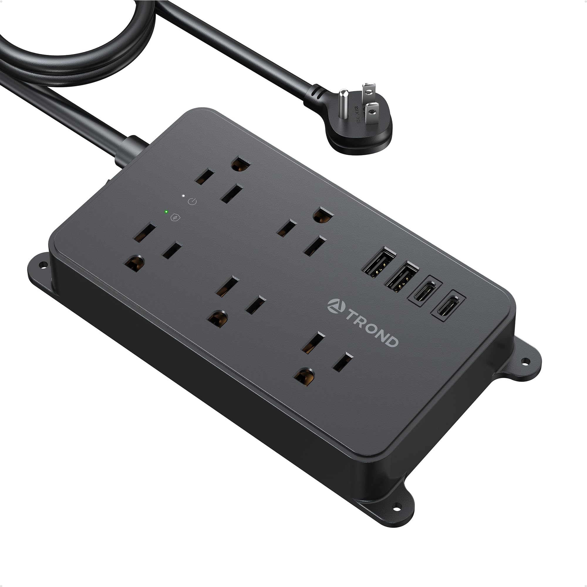 TROND Power Strip Surge Protector, Wall Mount, 5ft, ETL Listed — Amazon image 9