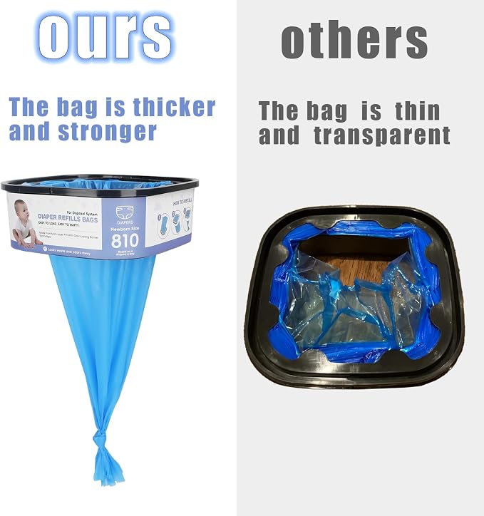 Bolsas de basura de recambio para pañales compatible con Diaper Gen.ie miniatura 3