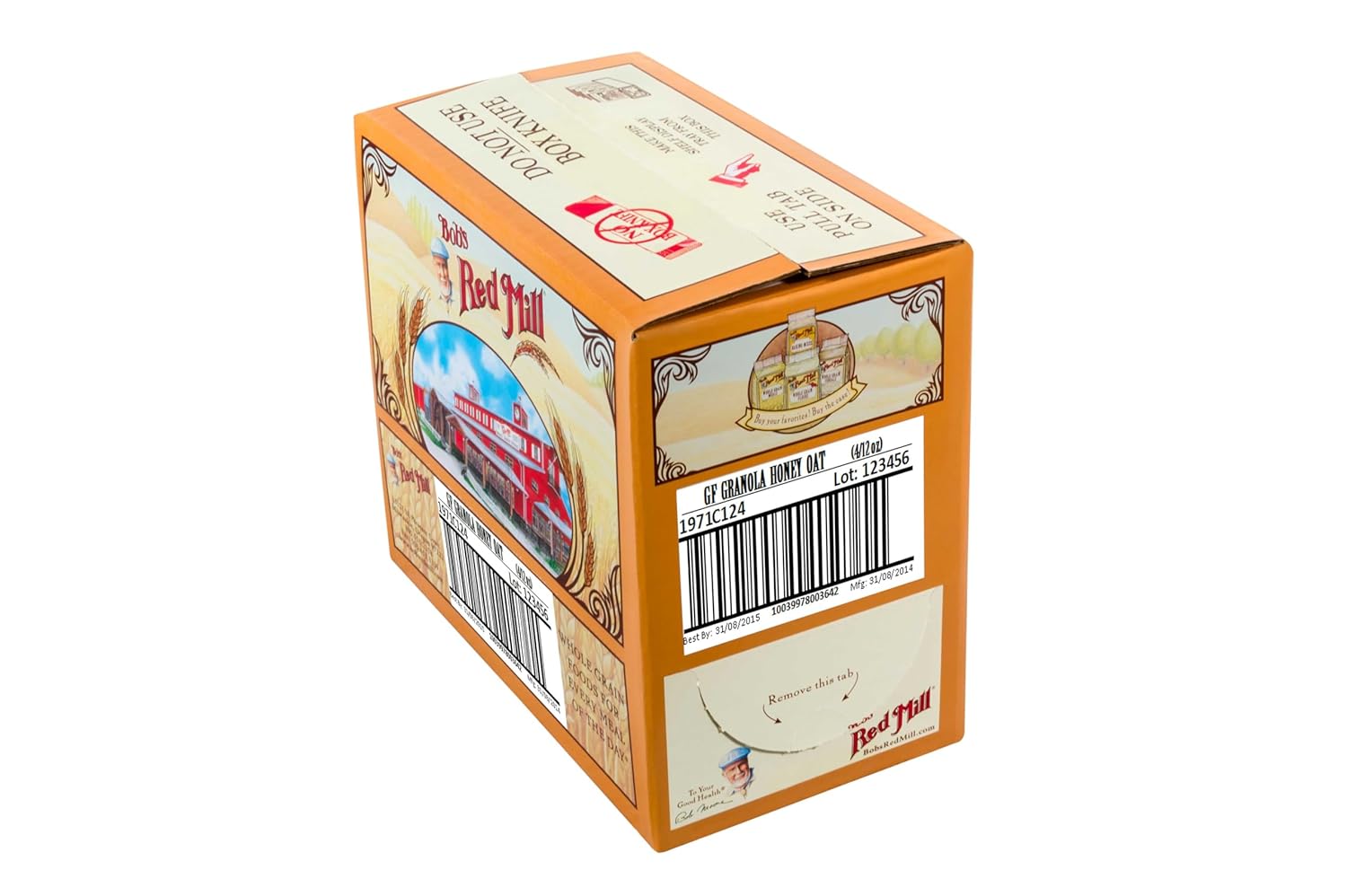 Bob's Red Mill Gluten Free Honey Oat Granola, 12oz (Pack of 4) - Gluten Free, Whole Grain, Kosher