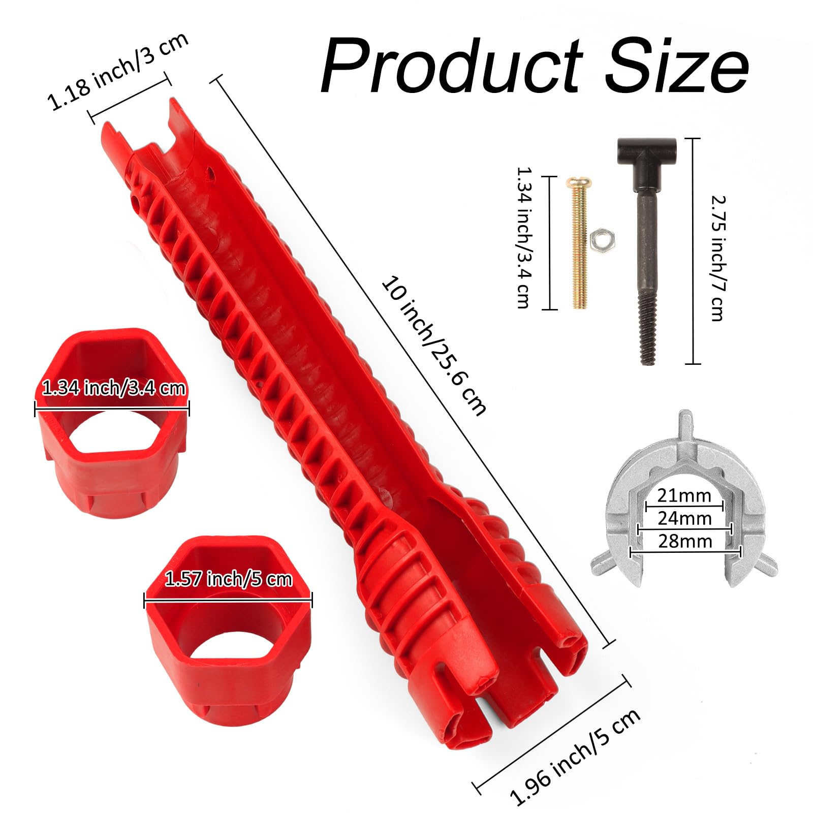 8-in-1 Faucet Wrench - Kitchen & Bathroom Repair Tool -3