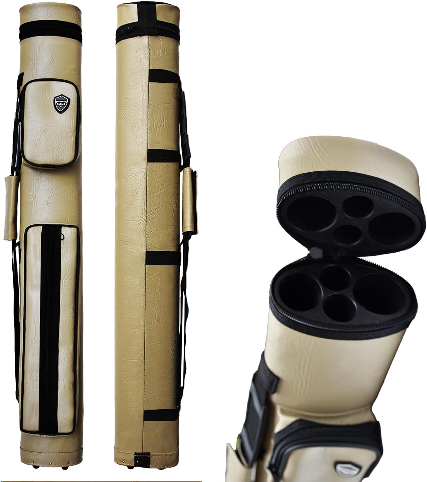 TalveX 2x2 Hard cue case Pool Cue Billiard Stick Carrying Case