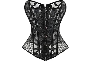 Lace Corset Satin Bustier Shapewear Outfit