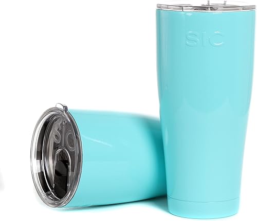 Miniatura 2 de Seriously Ice Cold SIC - Vaso de viaje aislado de 30 onzas, acero inoxidable de doble pared de alta calidad, tapa sin BPA a prueba de fugas (azul