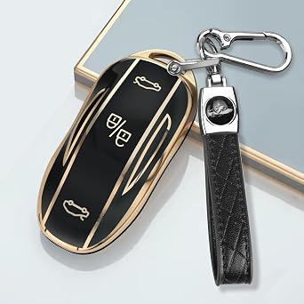 QBUC for Tesla Key Fob Cover Compatible with Tesla Model S ,Model 3 / Y,Model X