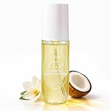 Hair & Body Mist for Girls & Women-Alcohol-Free-3 oz, Coconut Scent | Coconut & Vanilla-Soft Tropical Floral Scent, Lightweight Vegan Water-Based Fragrance Perfume Mist &Body Spray,Gift for Teens