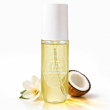 Hair & Body Mist for Girls & Women-Alcohol-Free-3 oz, Coconut Scent