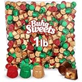 Candy Creamy Caramels Wrapped in Rich Chocolate, 1lb Pack of Christmas Candy Bulk, Delicious Christmas for Gifting, Perfect Christmas Chocolate Mix for Christmas Stocking Stuffers