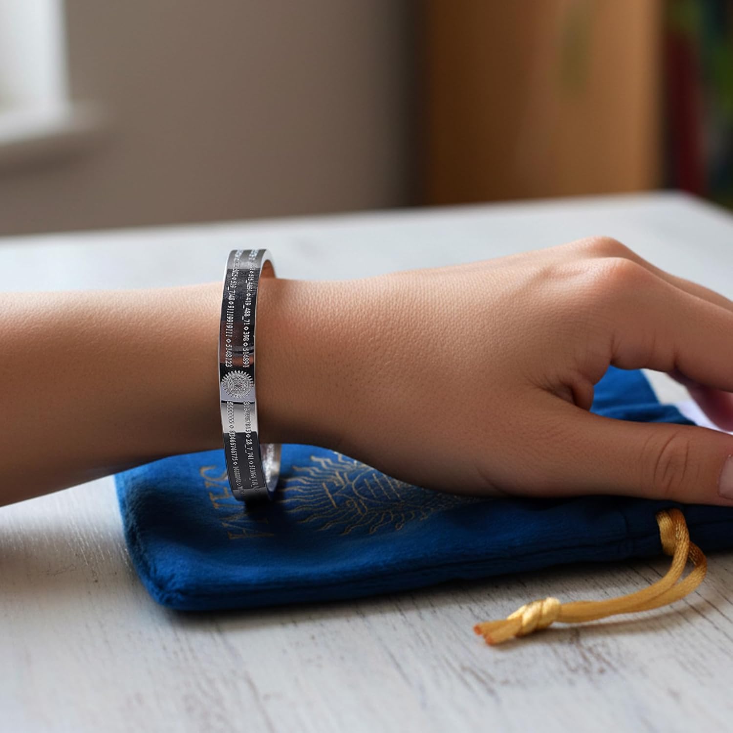 SANA Numerana Life Activating Bracelet, Grabovoi Numbers for Abundance, Healing, Harmony and Spiritual Power and Energy - Image 5