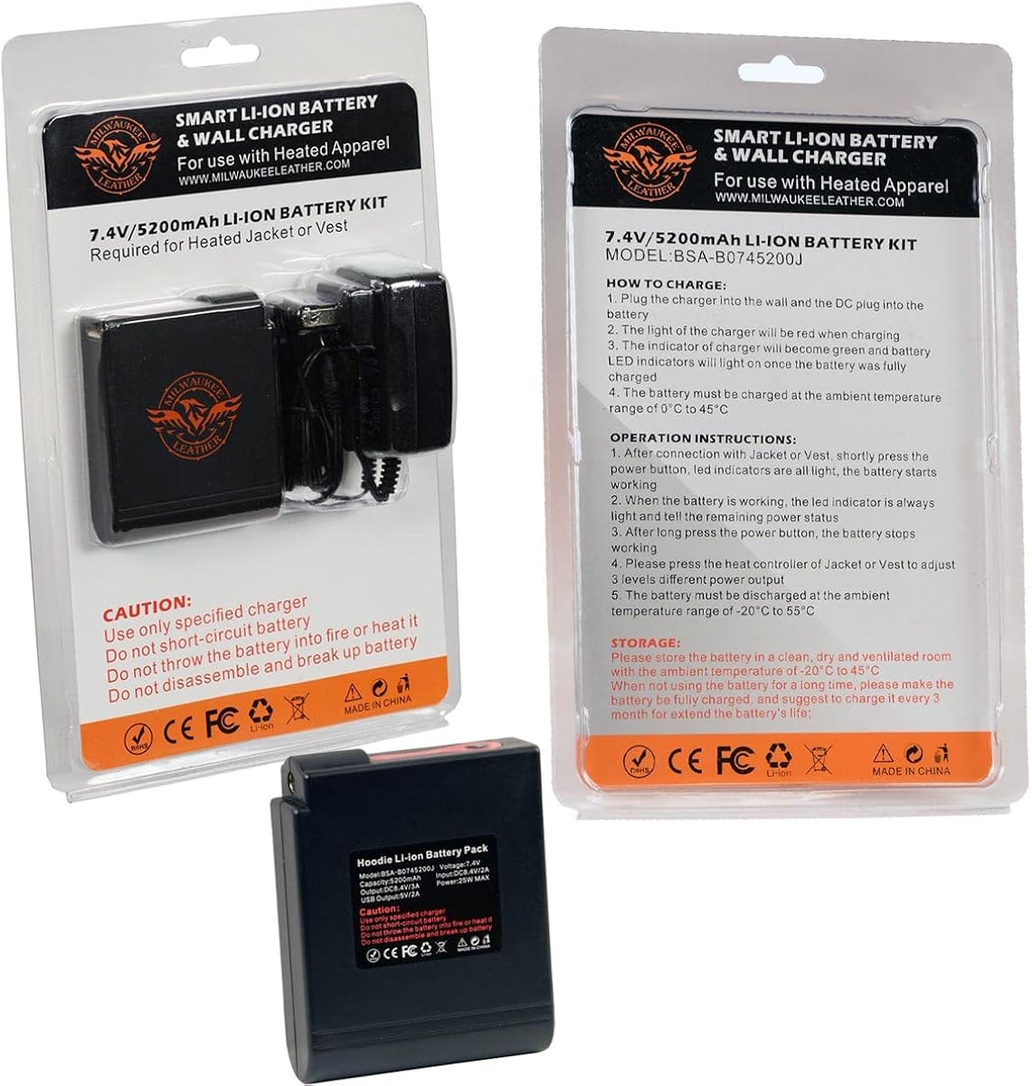 Miniatura 6 de Nexgen Heat NXM1601SET Riffraff - Camisa de manga de franela térmica para hombre, color negrogrisblanco, actividades al aire libre con batería,