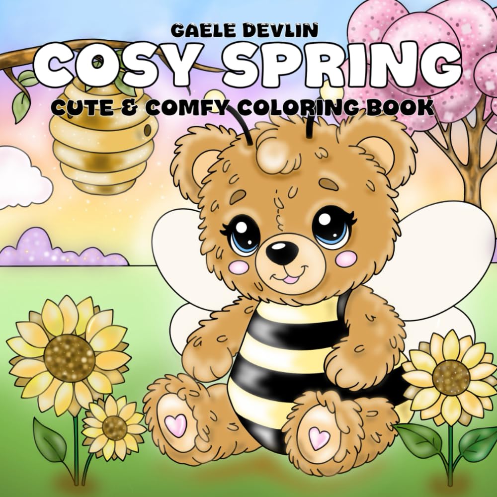 Cosy Spring: Cute & Cosy Colouring Book