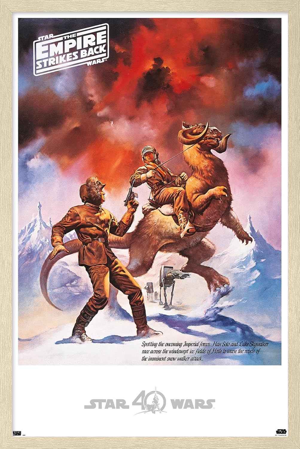 Trends International Star Wars: Hoth - Empire Strikes Back Wall Poster, 22.375" x 34", Premium Unframed Version