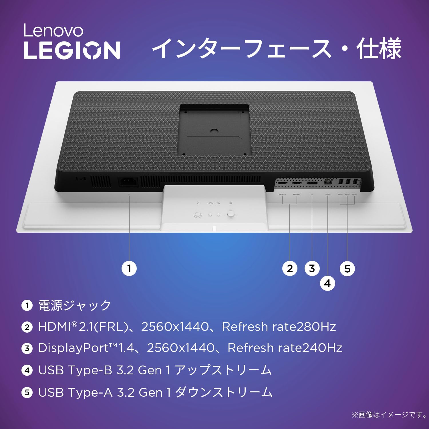 Amazon.co.jp: Lenovo 有機ELゲーミングモニター Legion Pro 27Q-15