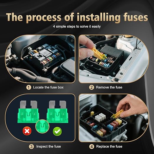 Kit de Fusibles para Auto 1200 Piezas con 1 Extractor miniatura 4