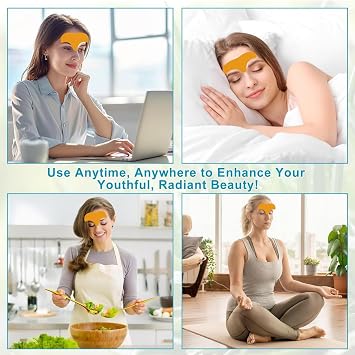 10PCS Forehead Wrinkle Patches,Anti Wrinkle Patches,Face Tapes For Lifting Sagging Skin,Forehead Wri-Nkle Pat-Ches For Fine Lines And Frown Lines,Smoothing&Moisturizing Fore-Head & Between Eyes