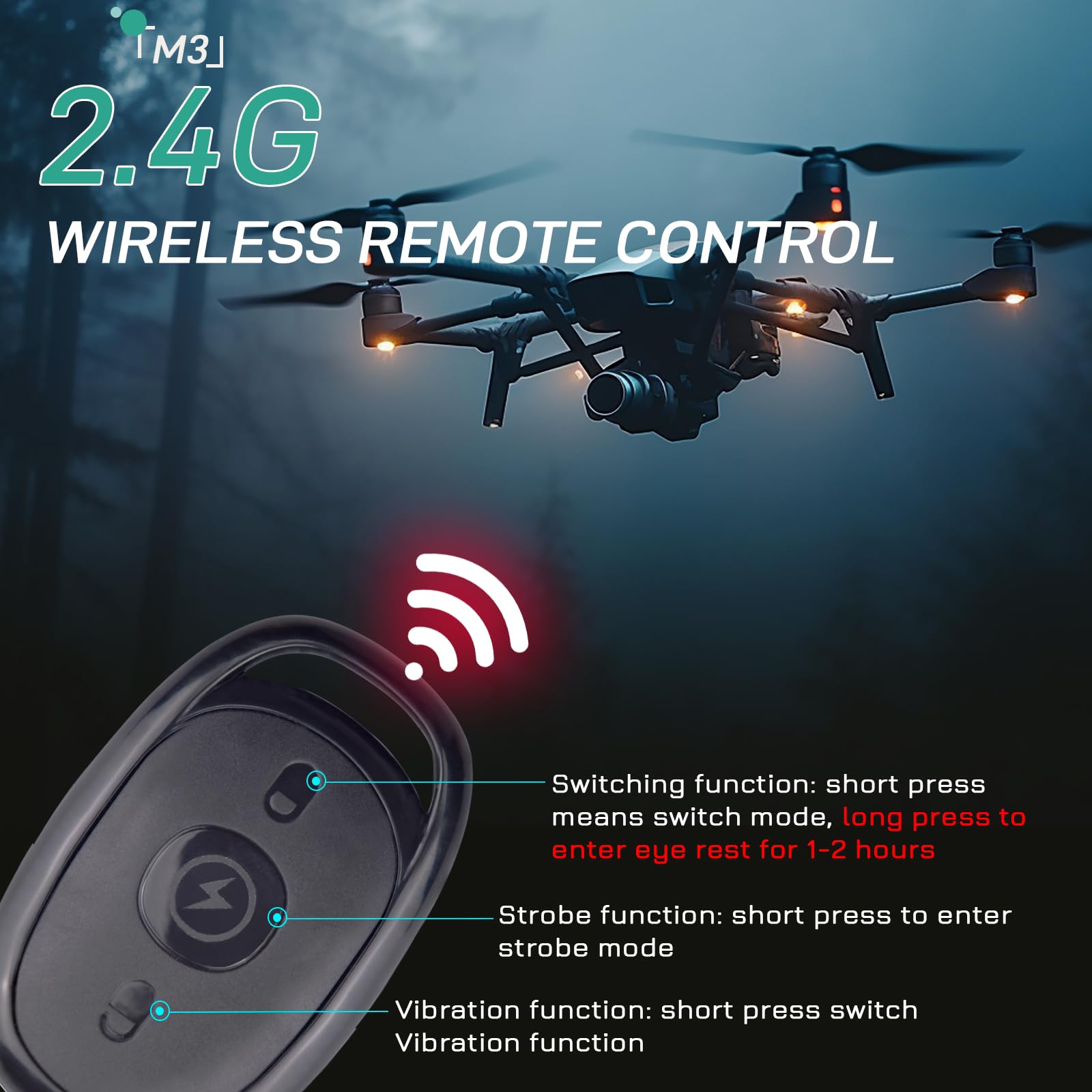 Lot de 4 Lumière stroboscopique Lampe Anti-Collision Drone Strobe Lights | LED Exterieur de sécurité à éclairage pour DJI Neo,Flip,Mini 3 4 Pro 4K SE 2,Air 3S 3 2 2S,Mavic 3/2,Spark,FPV,Avata 2,EVO