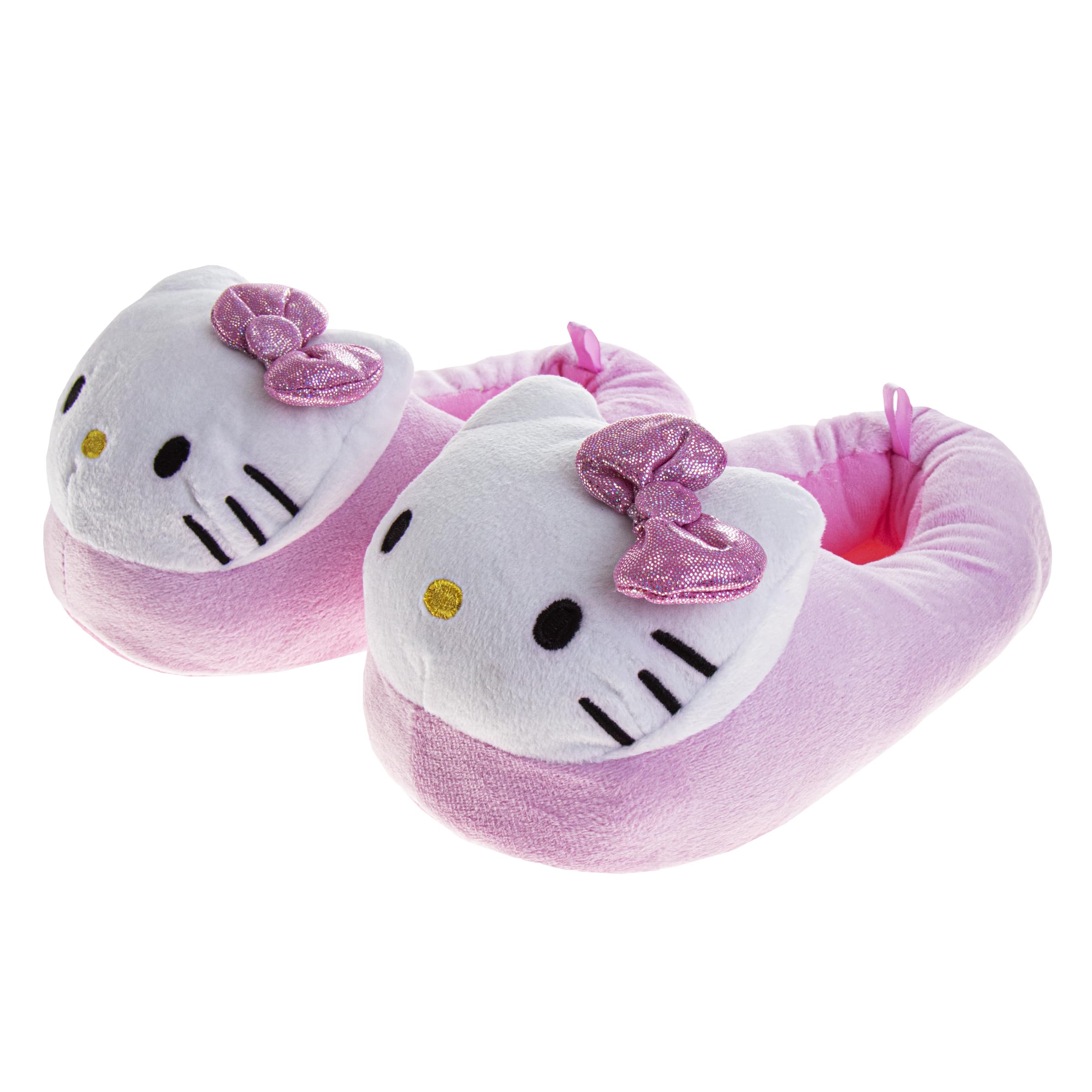 Josmo Hello Kitty Sanrio Women House Slippers Cozy Warm Indoor Slippers