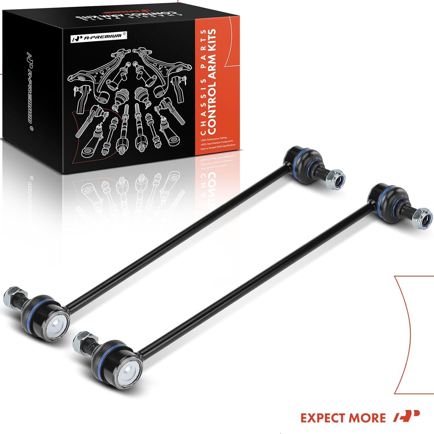 A-Premium 2 x Front Sway Bar Links Stabilizer Bar Links Compatible with Honda CR-V CRV 2007-2016 & Acura RDX 2007-2012