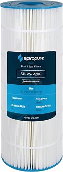 SpiroPure Replacement for Hayward SwimClear C200S CX200XRE CS200E Pleatco PA200S Unicel C-9442 Hot Tub Spa Pool Replacement Cartridge
