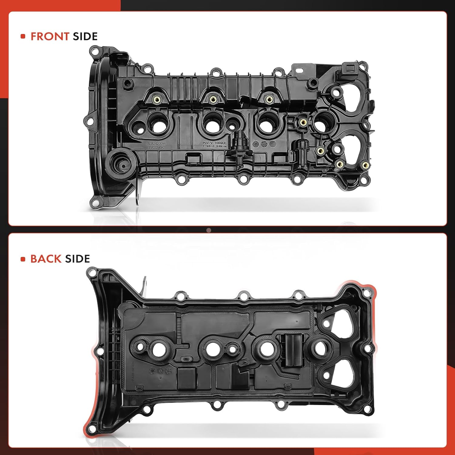 A-Premium Engine Valve Cover Compatible with Nissan Versa 2020-2022 1.6L, Kicks 2018-2024 1.6L, Kicks e-Power 2023 1.2L