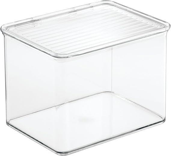 iDesign 67230 Binz Stackable Storage Container, Plastic