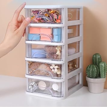 Desk Organizer Stackable Storage Cabinet for, E, J E
