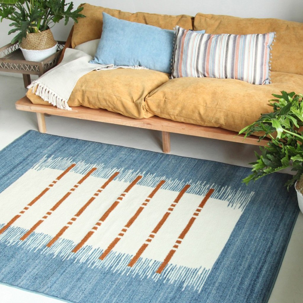 Tapis lavable antidérapant en polyester ultra doux pour un confort moderne de chambre