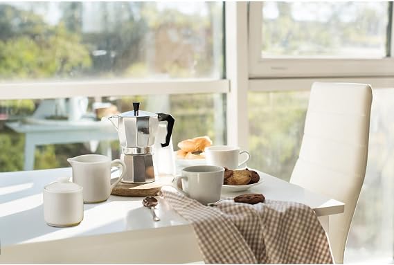 HIC Kitchen Contemporary Creamer And Sugar Bowl With Lid Set, Fine Porcelain, For Serving Sugar, Milk, Cream, Syrup, And Sauces, 3-Piece Set