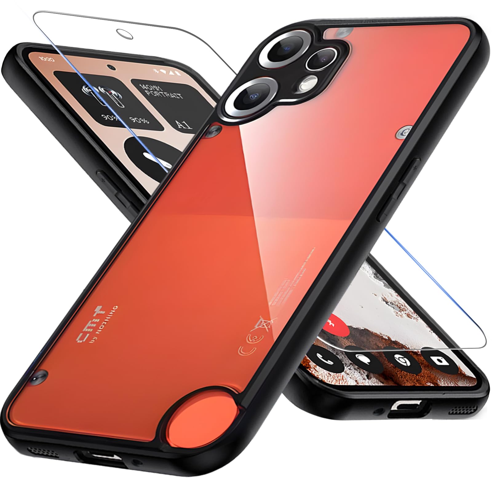 Amazon.co.jp: Nothing CMF Phone 2 Pro ケースクリア ガラスフィルム