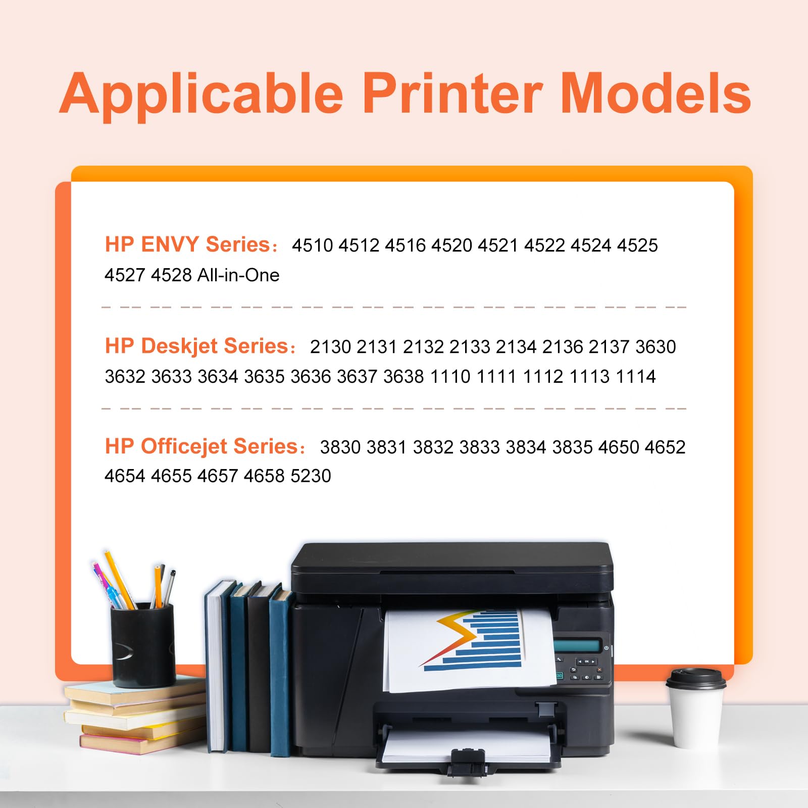 2 CARTUCCIA PER HP 302XL OfficeJet 3830 OfficeJet 3832 DeskJet 3630 - Foto 2