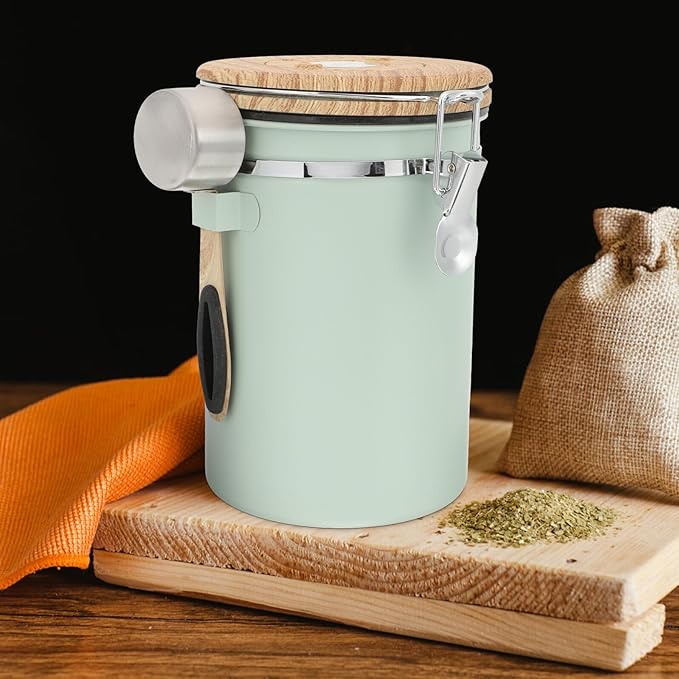 Contenedor Hermético para Café con Cuchara 1.8L Acero Inoxidable miniatura 9