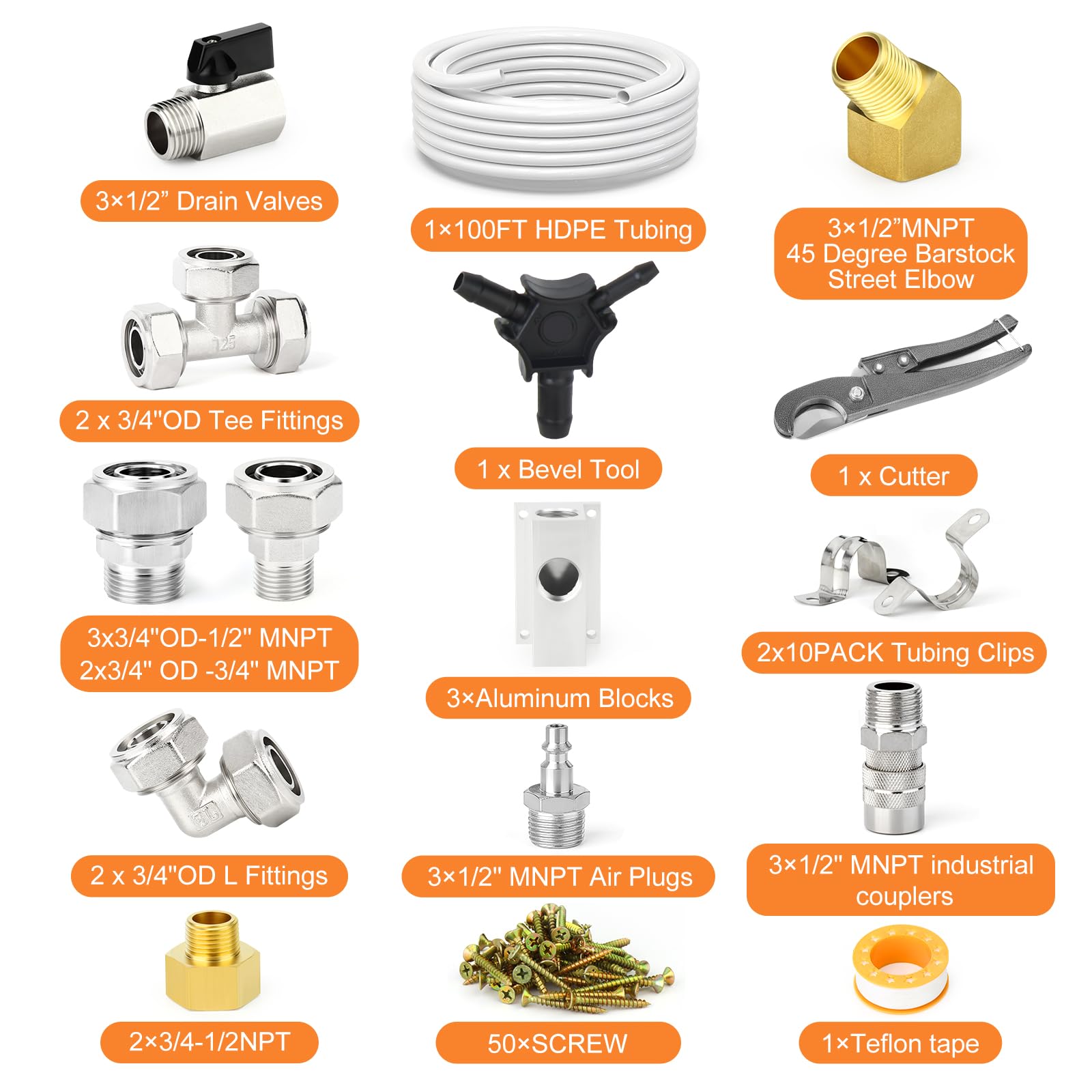 Kit Install Compressor Snapklik.com : GASHER Compressed Air Piping System, Air Compressor ...