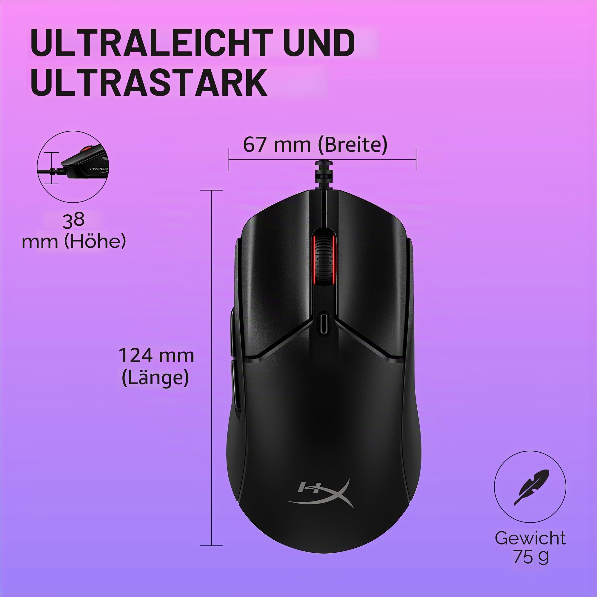 HyperX Pulsefire Haste 2 – Bild 3