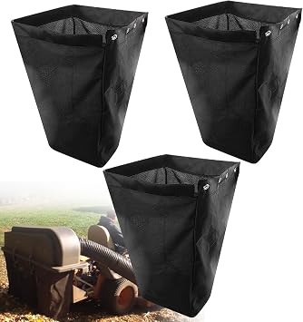 3 Pack 482567 Bag Assy Long 26" for Scag Lawn Mowers Capacity 3.3 bushels