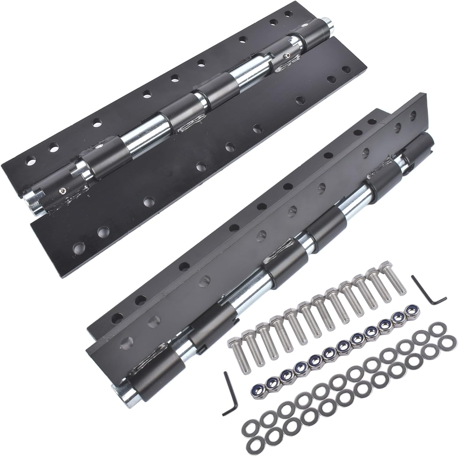 2 Packs Camper Jack Mount Extension Brackets Black 55722 for Easy Access Replacement for 13" to 16" Camper Stands