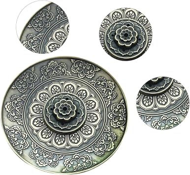Bronze Incense Burners, Lotus Incense Sticks Holder, Detachable Lotus Stick Incense Holder for Home, Bedroom, Yoga Room, Tea House