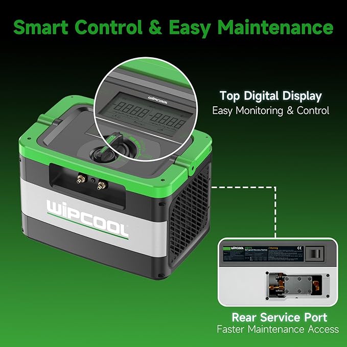 Máquina de Recuperación de Refrigerante WIPCOOL MRM75 1.3HP miniatura 5