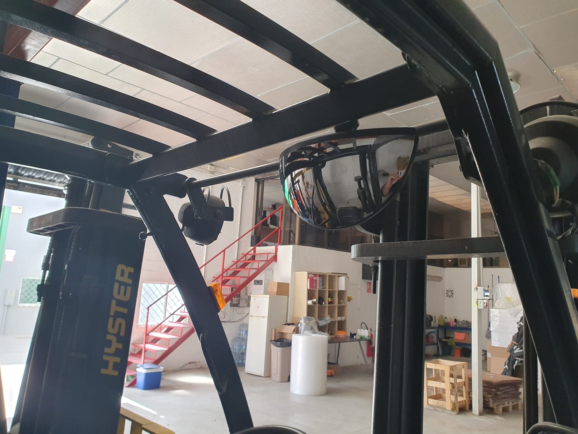 Specchietto retrovisore panoramico, con ampio raggio di visione, buona compatibilità, specchio di sicurezza convesso per carrello elevatore