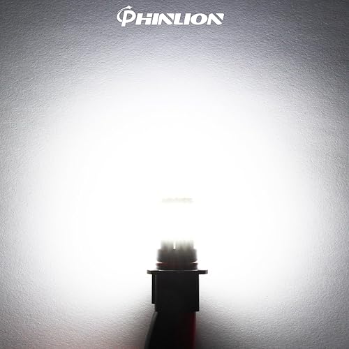 Miniatura 5 de PHINLION Focos LED Superbrillantes 3014 72-SMD P13W 12277 SH23W 6000K Color Blanco Xenón para Luces de Marcha Diurna de Camaro 2010 2011, Juego de 2