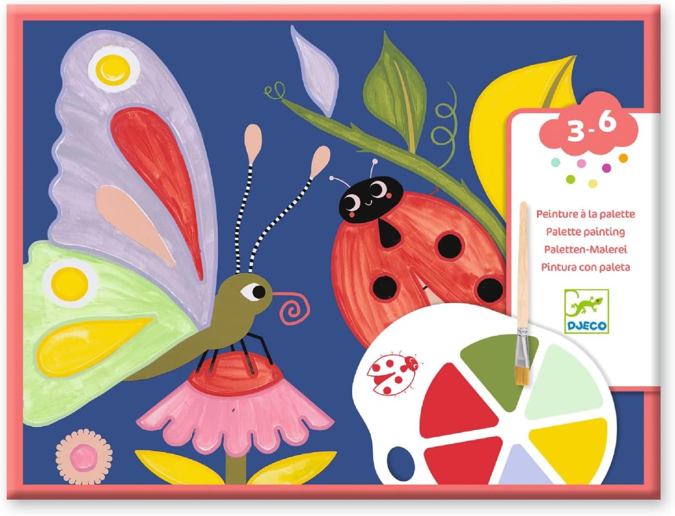 DJECO PAINTING THE LITTLES - Palette painting - Les petites betes